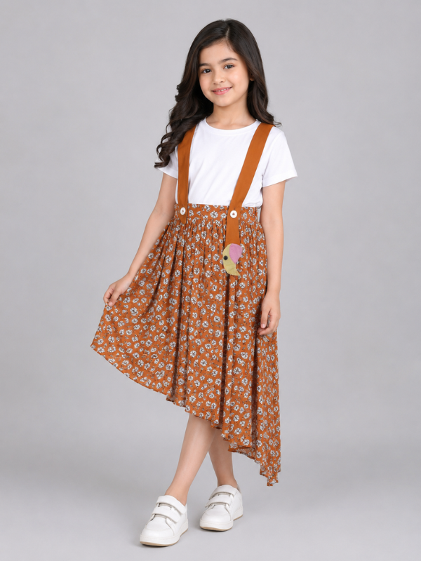 Beige Georgette Frock